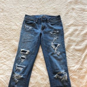 American Eagle size 6 extra long jeggings